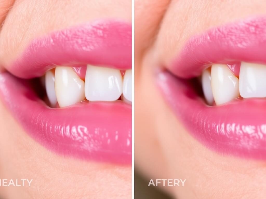 gum graft before and after