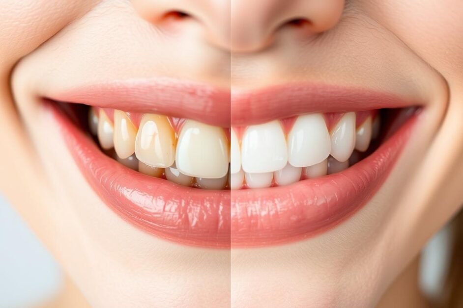 teeth bleaching before and after results