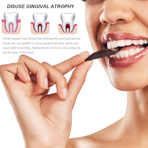 KOHEEL SP Dental Chewing Tools for Adults, Gum Stimulator, Preventing Gum Recession, Loose Teeth and Misaligned Teeth, Sensory Oral Exercise, Aligner Chewies, 4 Count