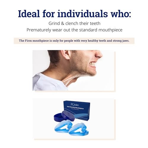 ZQuiet, Anti-Snoring Mouthpiece, Firm Size #2, Strong & Durable Mouthguard, Ideal for Those Prone to Teeth Grinding & Clenching, Made in USA, Size 2