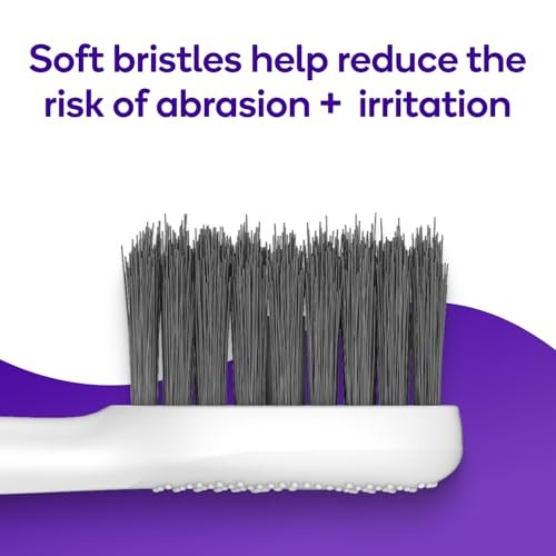 BURST Replacement Heads for Nova Sonic Toothbrush (Orange) | Super-Soft Bristles Reduce Risk of Abrasion & Irritation | Tapered Ends Reach Below The Gumline | for a Whiter, Brighter Smile