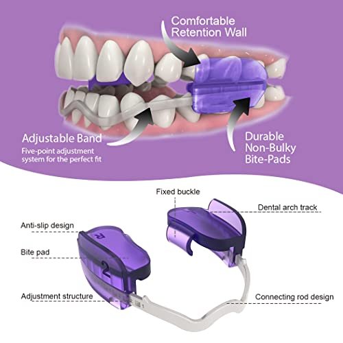 KOHEEL Mouth Guard for Teeth Grinding, Adjustable Dental Guard, Able to Correct Bruxism (3 Count)